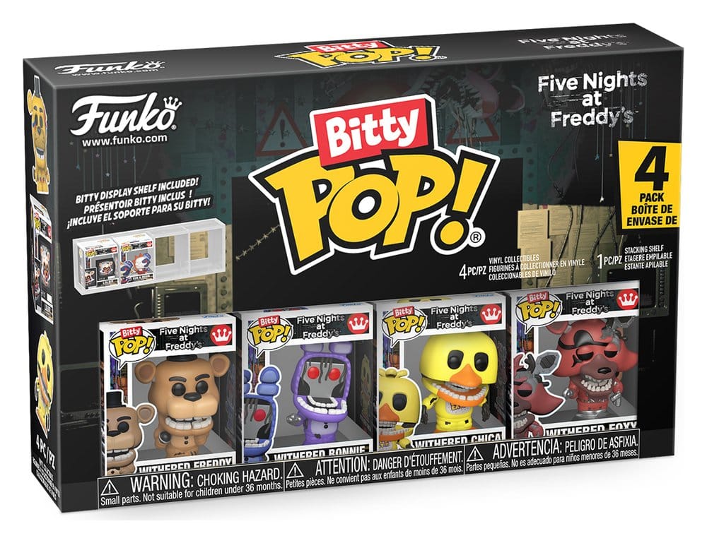 Funko Five Nights at Freddy's 4er-Pack Series 6 Bitty POP! Vinyl Figuren