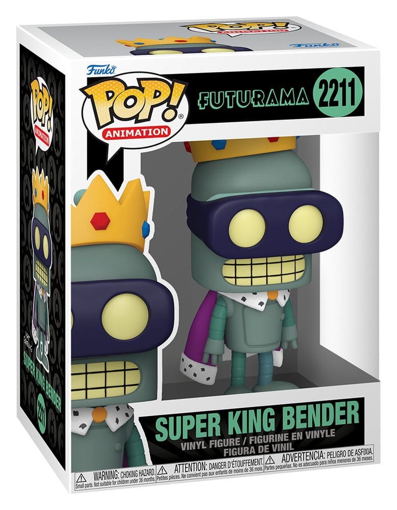 Funko Futurama Super King Bender Pop! Animation Vinyl Figur