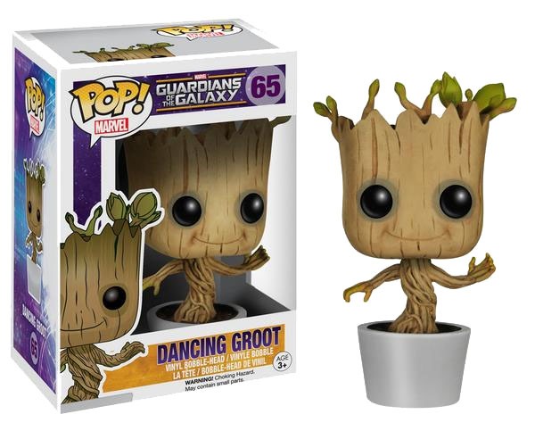 Funko Guardians of the Galaxy Dancing Groot POP! Vinyl Wackelkopf-Figur