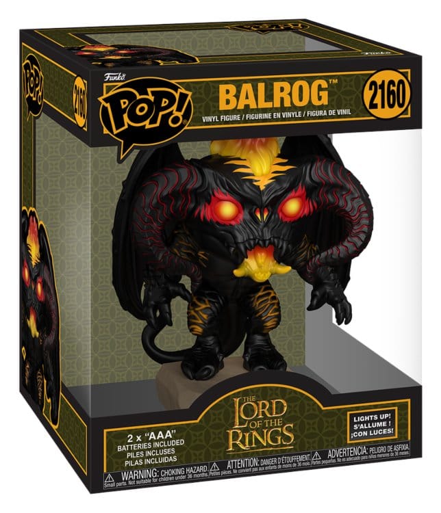 Funko Herr der Ringe Balrog Super Sized POP! Animation Vinyl Figur