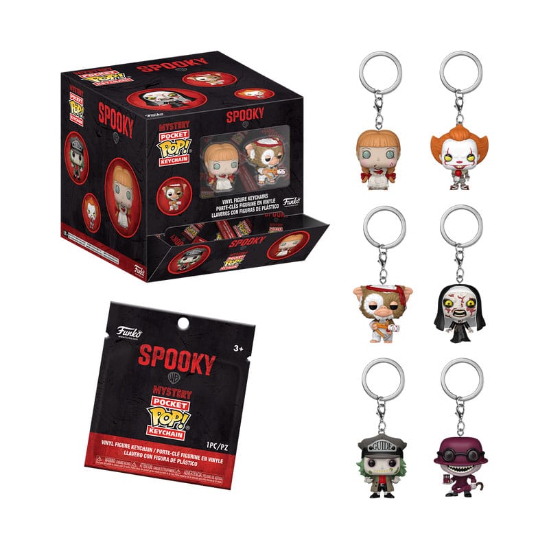 Funko Horror PDQ Display (12) POP! Vinyl Schlüsselanhänger