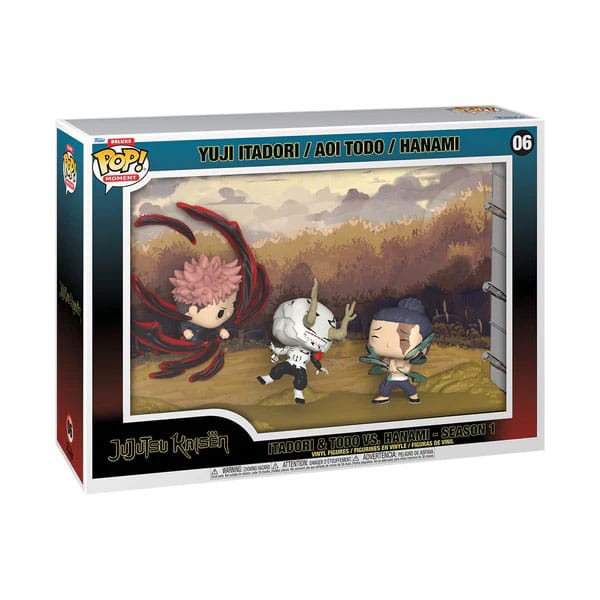 Funko Jujutsu Kaisen Itadori & Todo vs Hanami POP Moments Vinyl Figuren