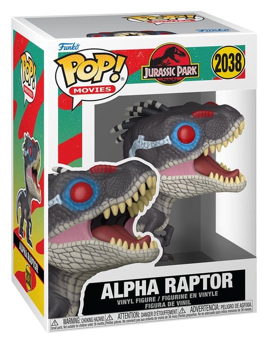 Funko Jurassic Park Alpha Raptor POP! Movies Vinyl Figur