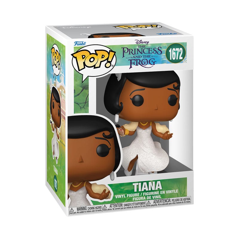 Funko Küss den Frosch Tiana w/Glitter POP! Disney Vinyl Figur