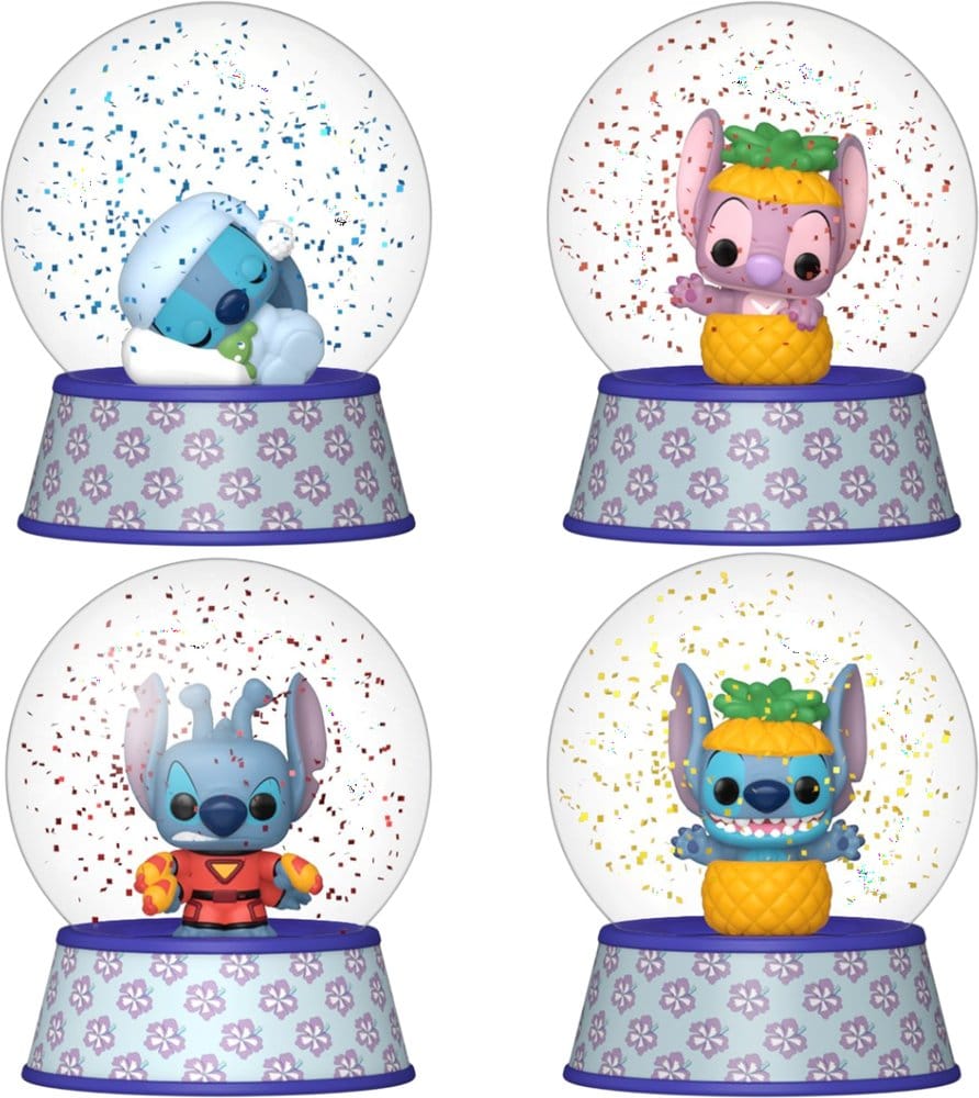 Funko Lilo & Stitch Mystery Minis Minifiguren Glitter Globes PDQ Display (12)