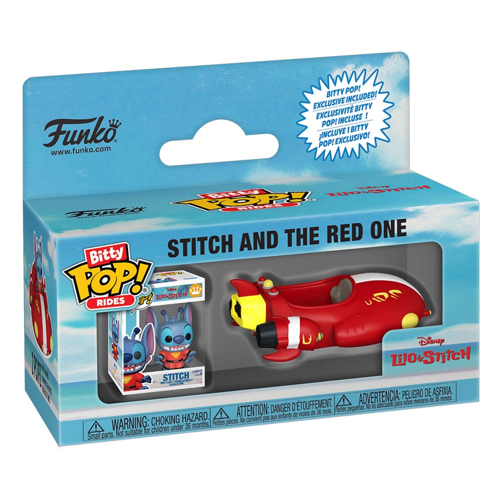 Funko Lilo & Stitch Stitch and The Red One Bitty POP! Rides Vinyl Figur