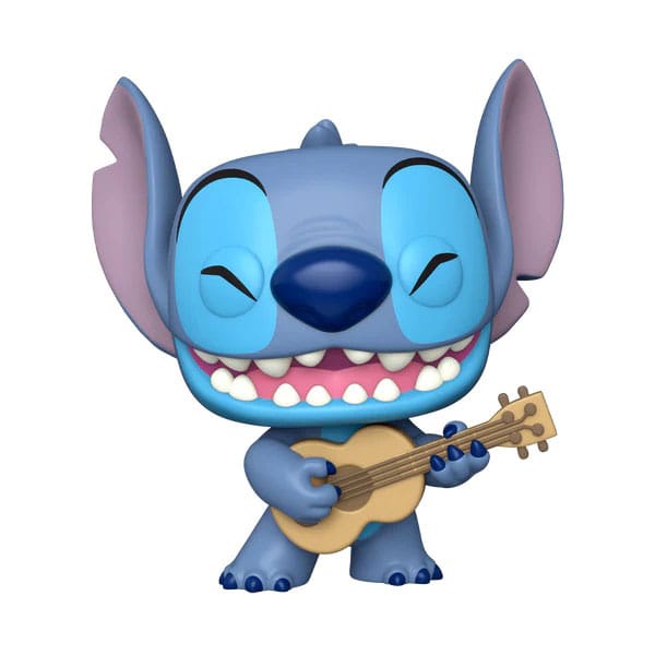 Funko Lilo & Stitch Stitch w/Uke Super Sized Jumbo POP! Games Vinyl Figur