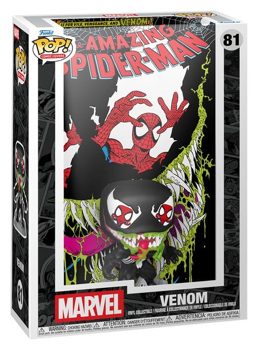 Funko Marvel Amazing Spider-Man #346 (Venom) POP! Comic Covers Vinyl Figur