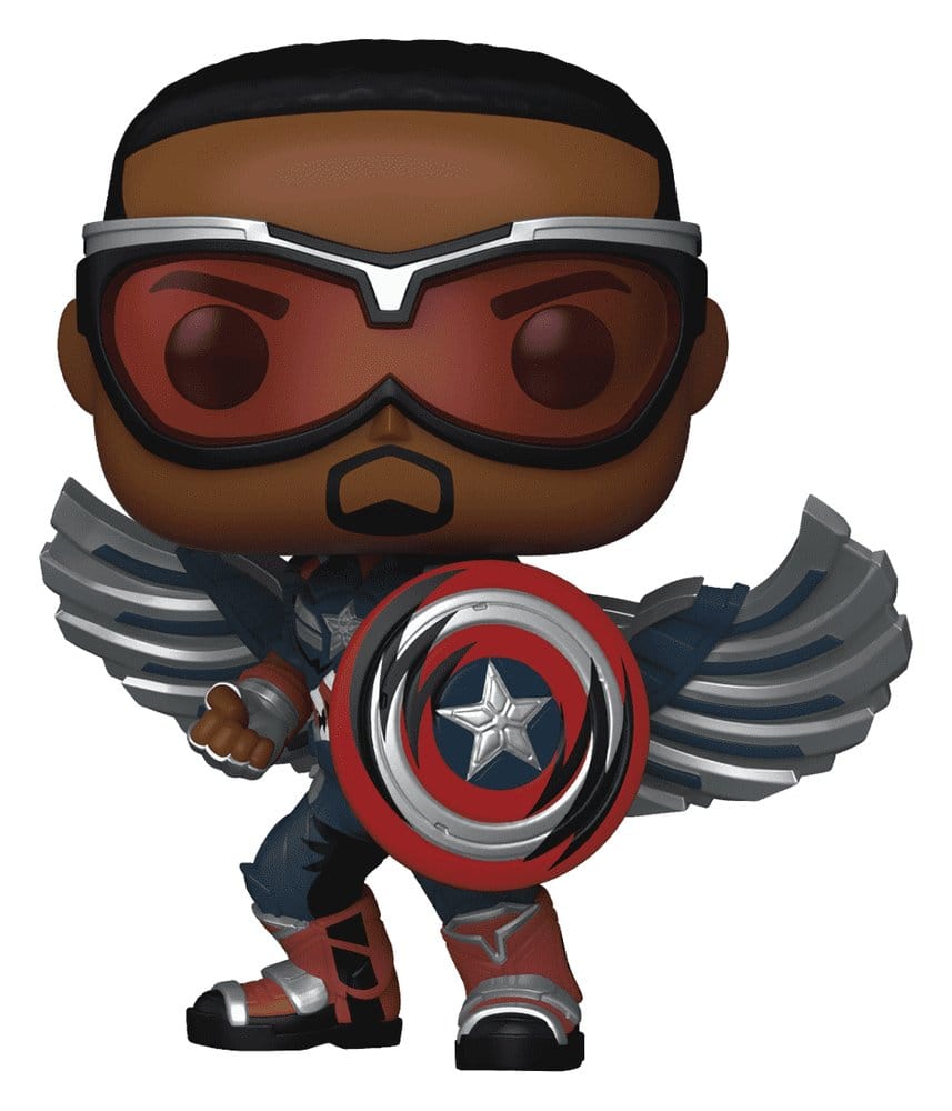 Funko Marvel Captain America (Sam Wilson) (Comic Deco) Exclusive POP! Comics Vinyl Figur