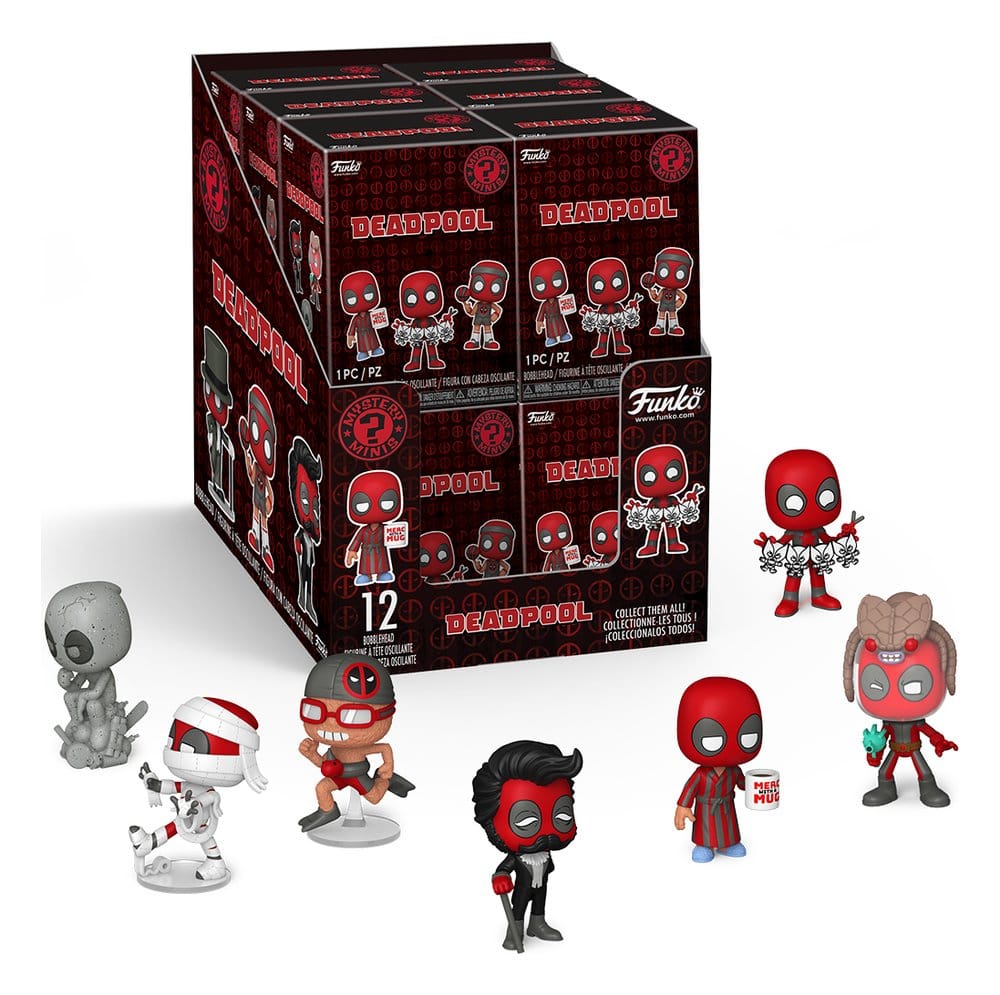 Funko Marvel Comics Mystery Minis Minifiguren Deadpool Series 5 Display (12)