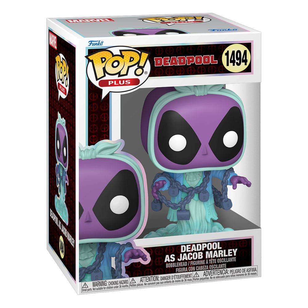 Funko Marvel Deadpool as Jacob Marley POP! Plus Vinyl Figur