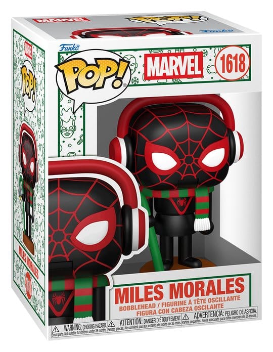 Funko Marvel Holiday S6- Miles(NTKR) POP! Vinyl Figur