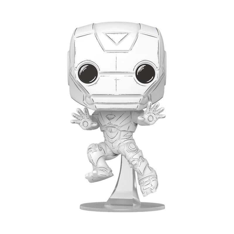 Funko Marvel Sketched - Iron Man POP! Vinyl Figur