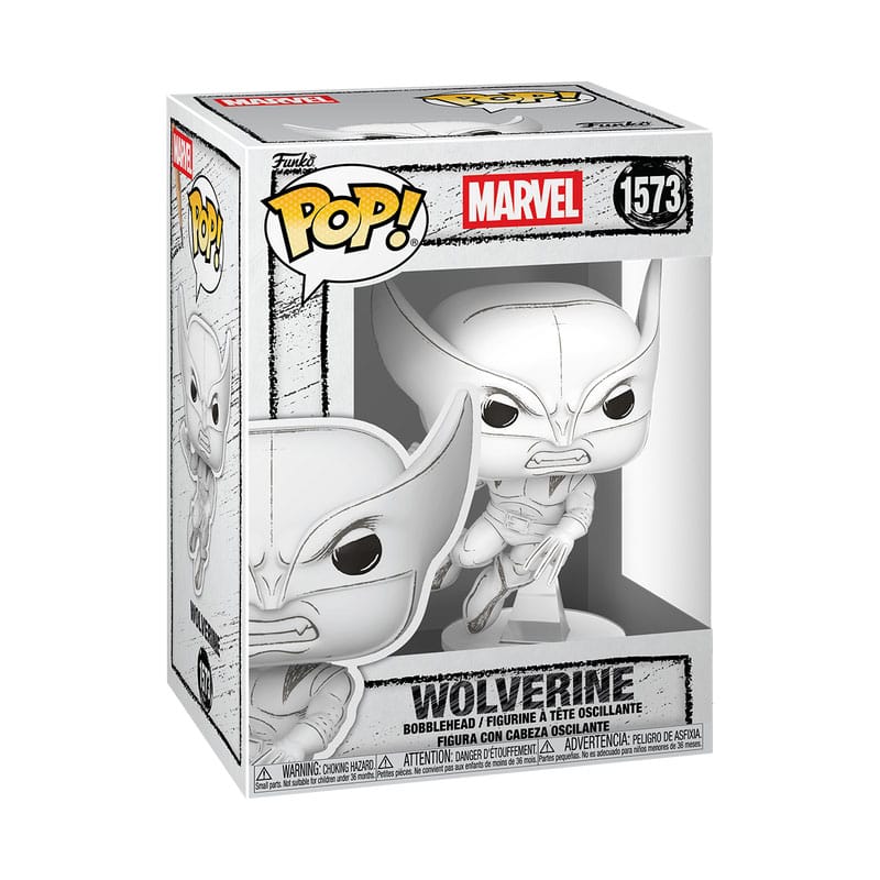 Funko Marvel Sketched - Wolverine POP! Vinyl Figur