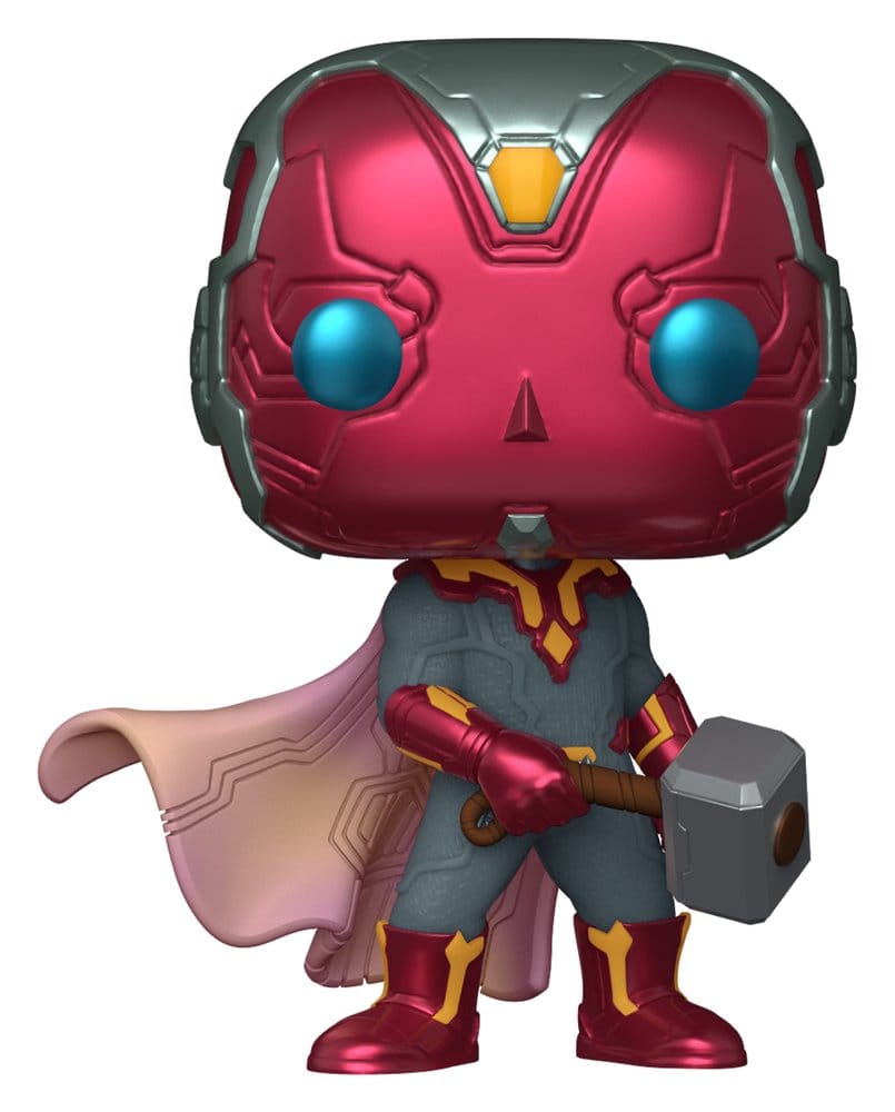 Funko Marvel Vision with Mjolnir POP! Comics Vinyl Figur