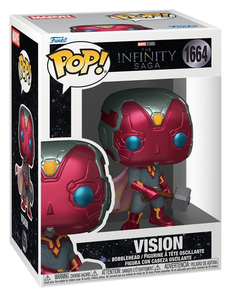 Funko Marvel Vision with Mjolnir POP! Comics Vinyl Figur