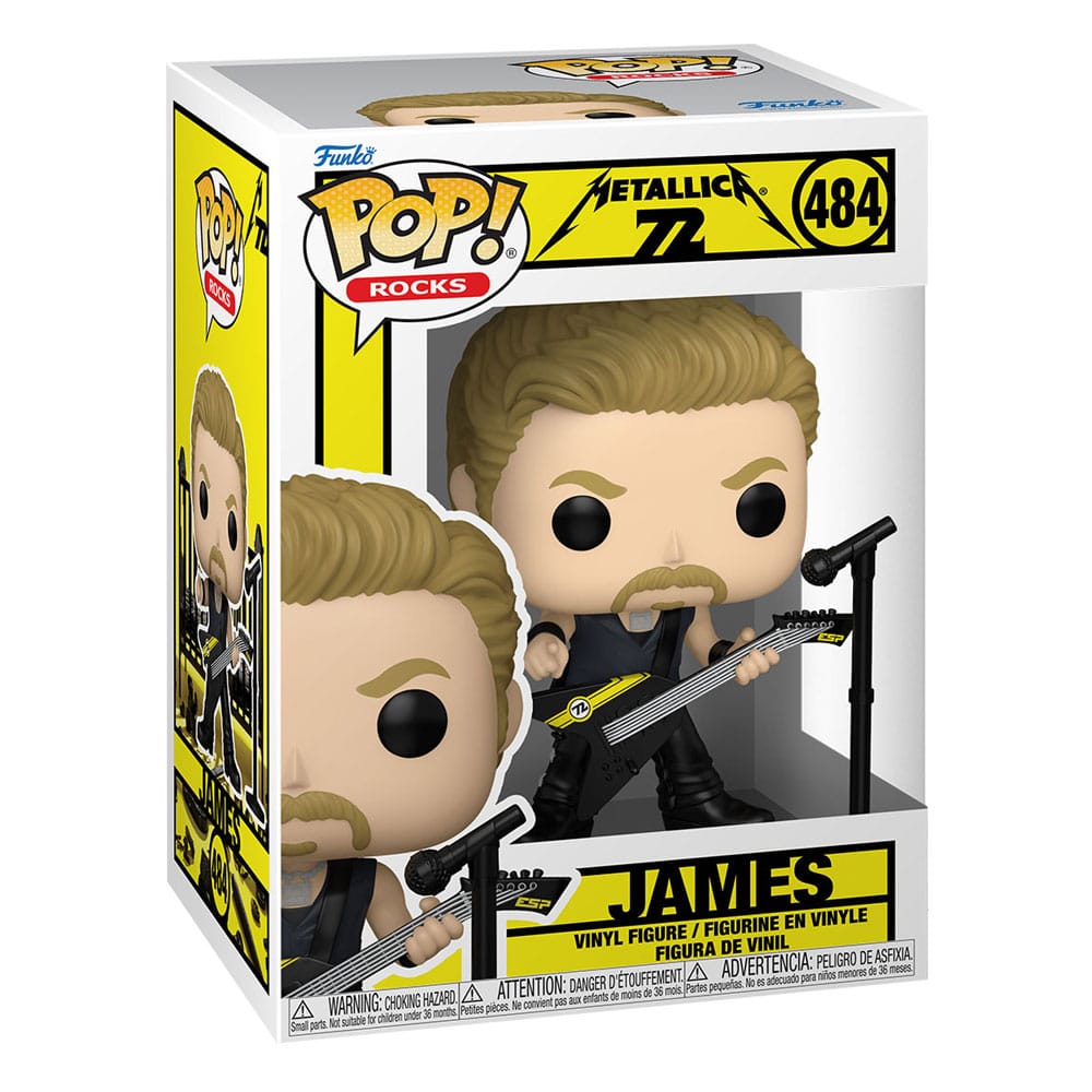 Funko Metallica James (72 Seasons) POP! Rocks Vinyl Figur