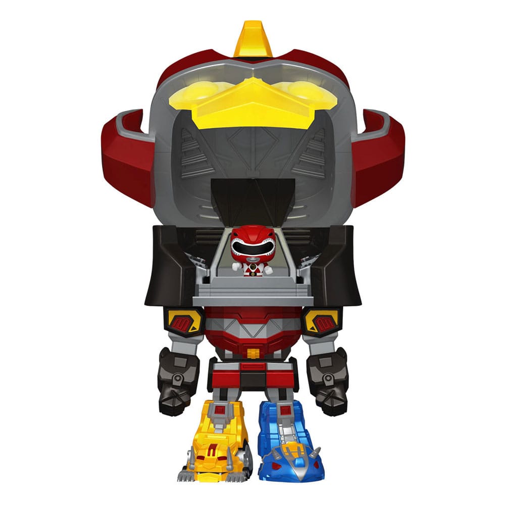 Funko Mighty Morphin Power Rangers 4er-Pack Megazord with Red Ranger Bitty POP! Bots Figuren