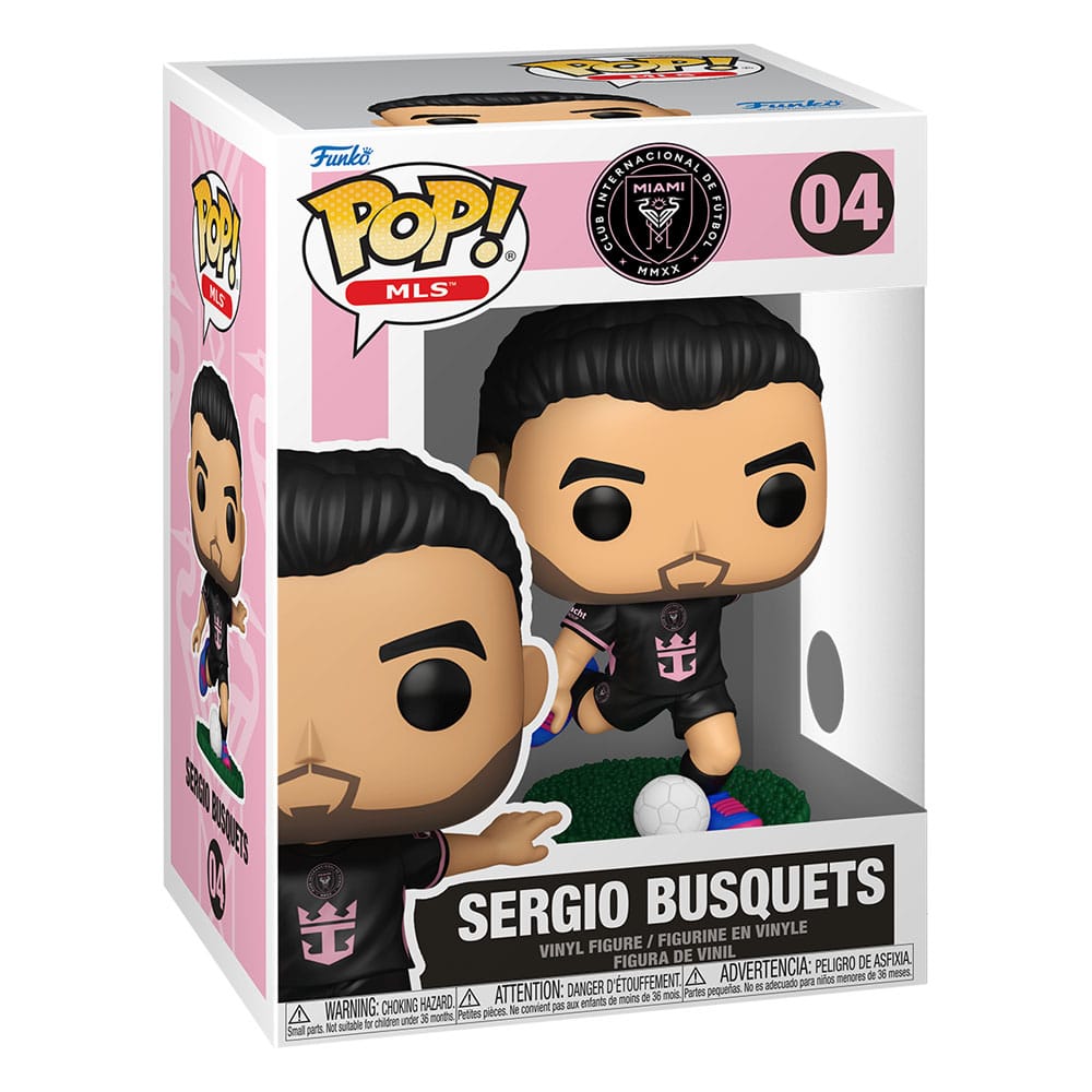 Funko MLS Inter Miami- Sergio Busquets(away) POP! Sports Vinyl Figur