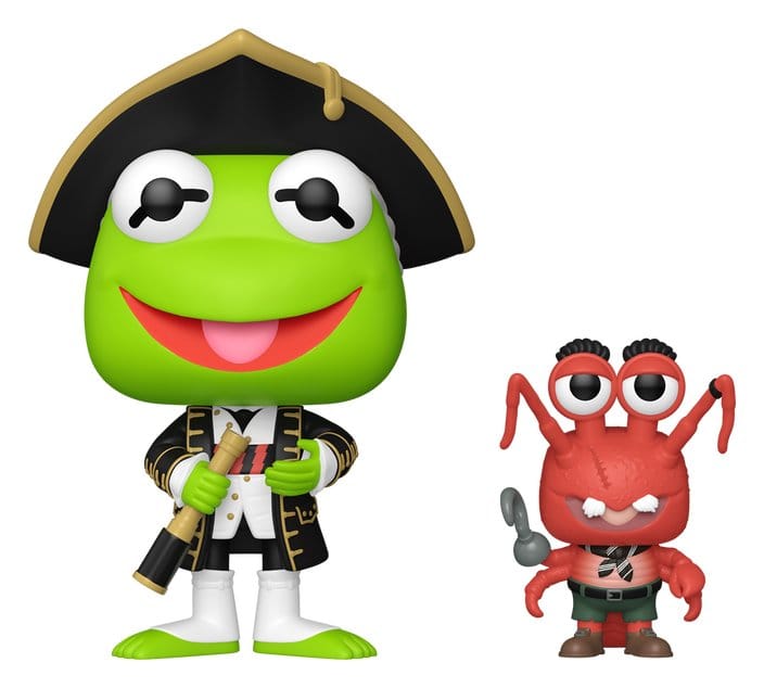 Funko Muppets - Die Schatzinsel POP! Kermit & Polly Pop! & Buddy Vinyl Figur