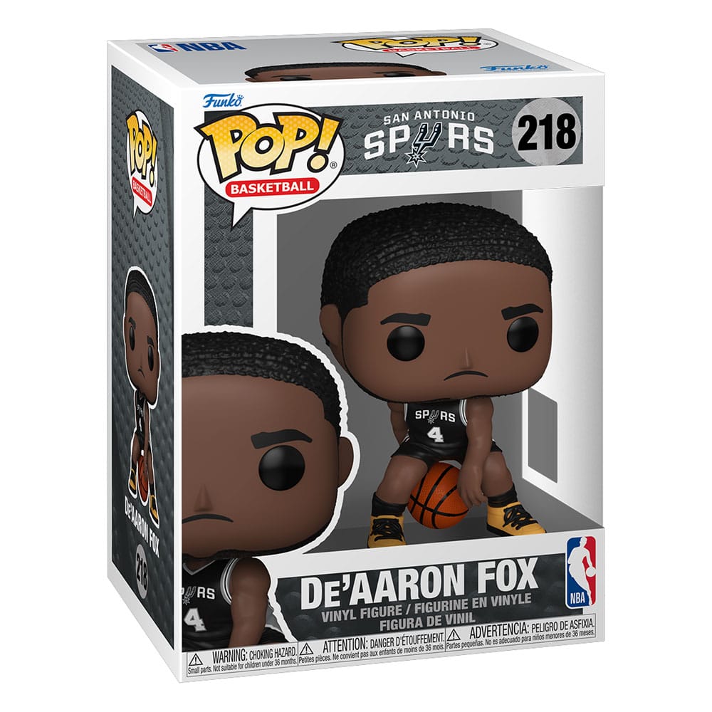 Funko NBA San Antonio Spurs De'Aaron Fox (2025 Icon Edition Uniform) POP! Basketball Vinyl Figur