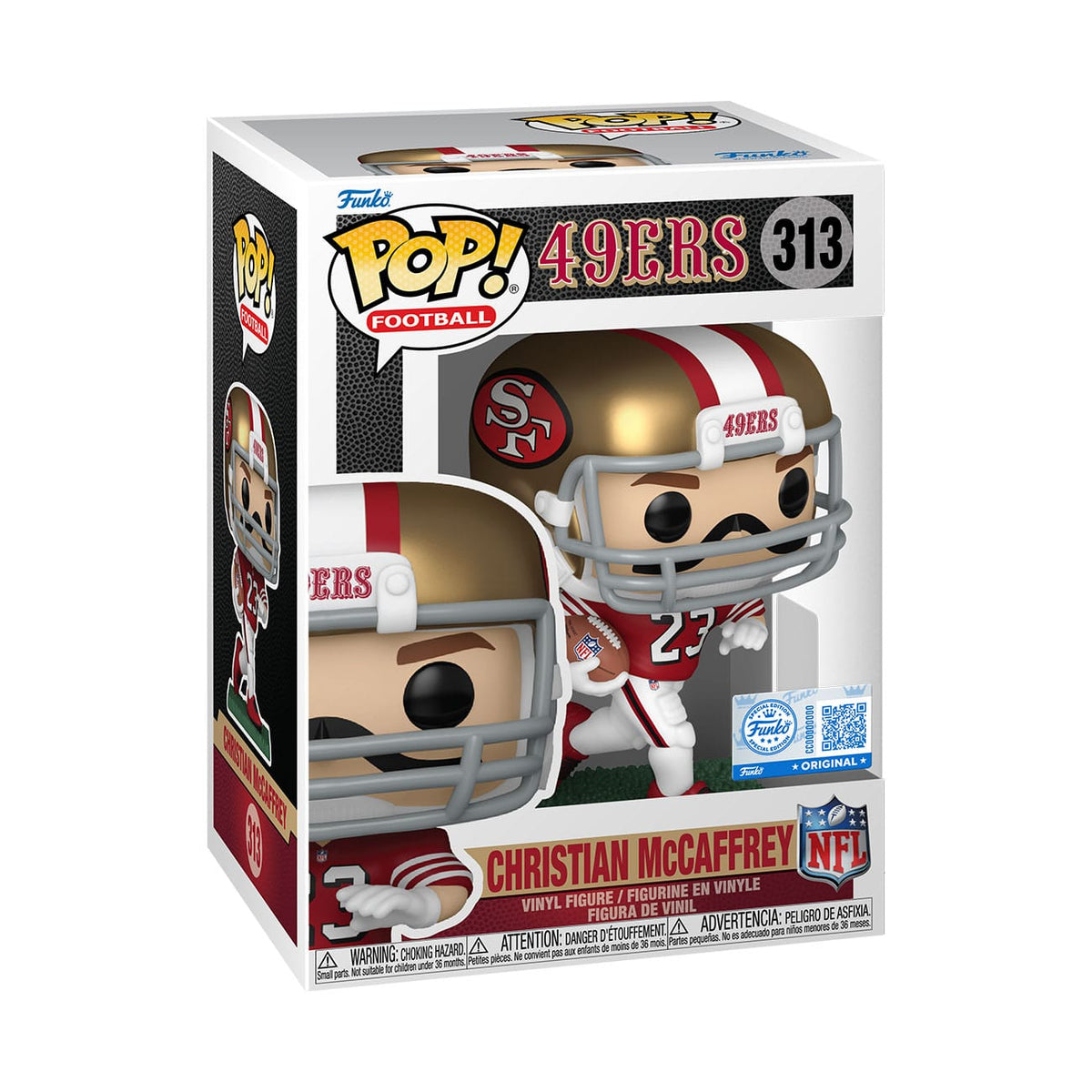 Funko NFL Legends 49ers- Christian McCaffrey (TB) POP! Sports Vinyl Figur