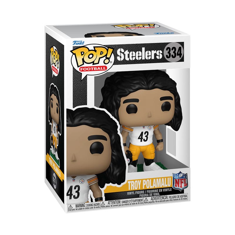Funko NFL Legends Legends- Troy Polamalu(Steelers) POP! Sports Vinyl Figur