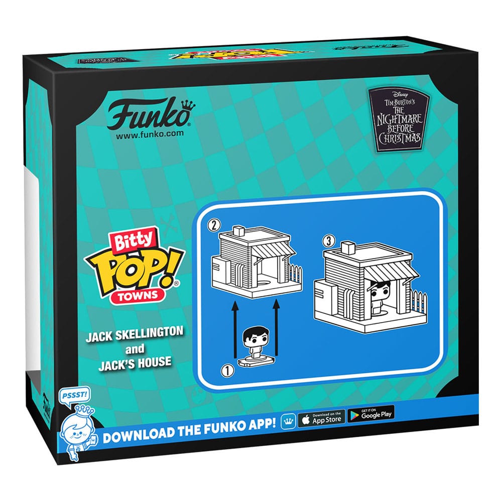 Funko Nightmare before Christmas Jack at Home Bitty POP! Town Vinyl Figur
