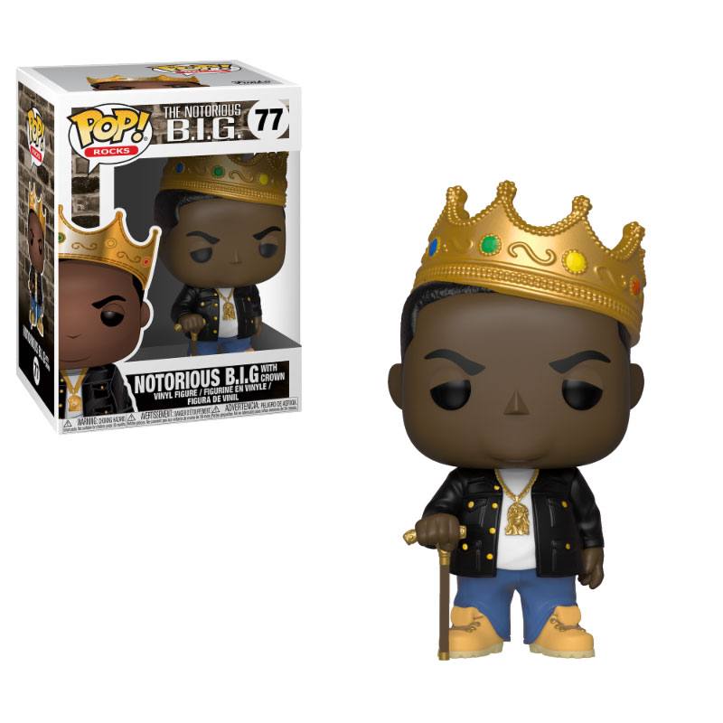 Funko Notorious B.I.G. Notorious B.I.G. with Crown POP! Rocks Vinyl Figur