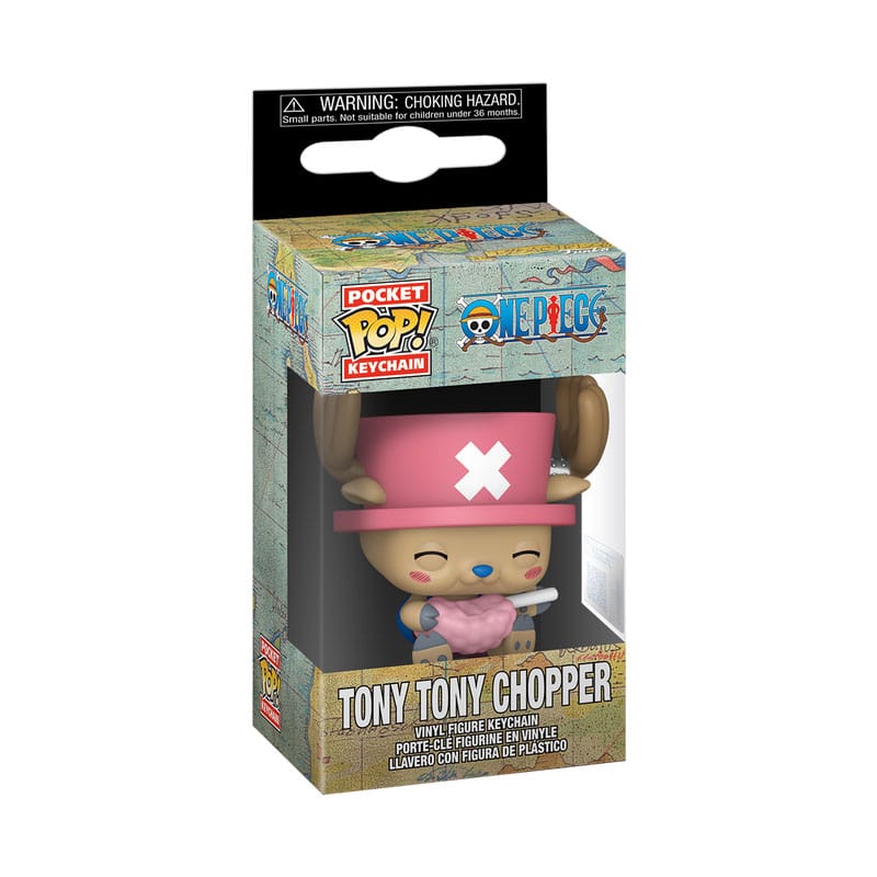 Funko One Piece Chopper w/Cotton Candy Display (12) POP! Vinyl Schlüsselanhänger