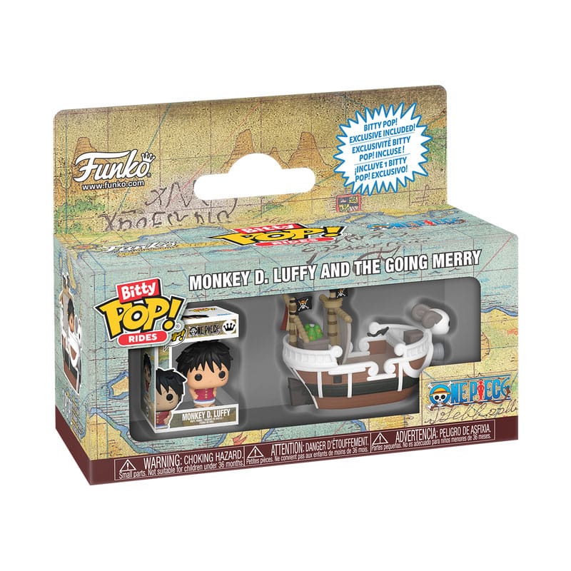 Funko One Piece Going Merry w/Luffy Bitty POP! Ride Vinyl Figur