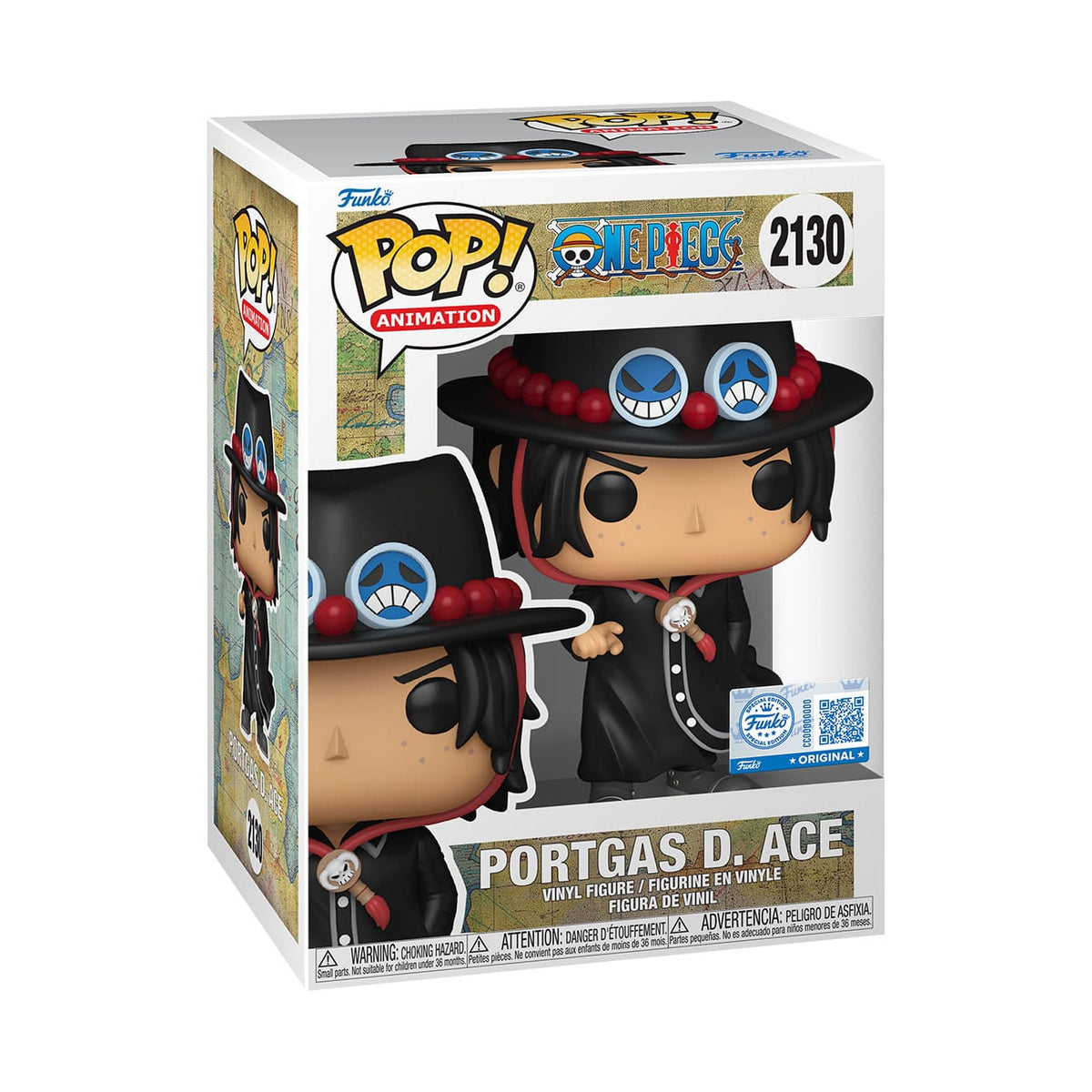 Funko One Piece Portgas D. Ace Intro Exclusive POP! Animation Vinyl Figur