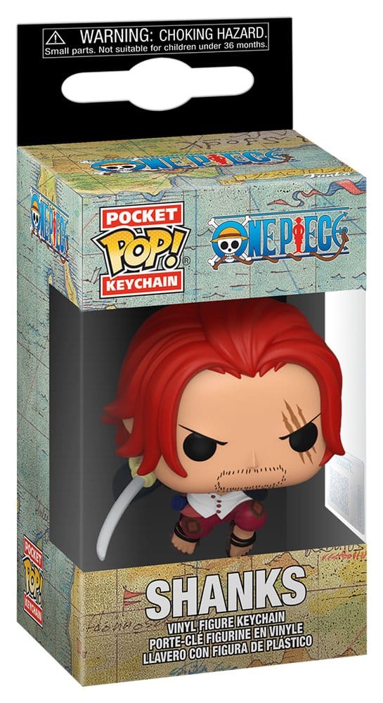 Funko One Piece Shanks Display (12) POP! Vinyl Schlüsselanhänger