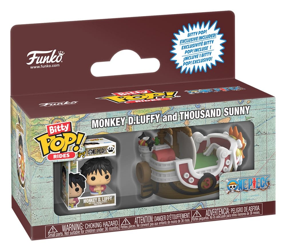 Funko One Piece Thousand Sunny w/Luffy Bitty POP! Ride Vinyl Figur