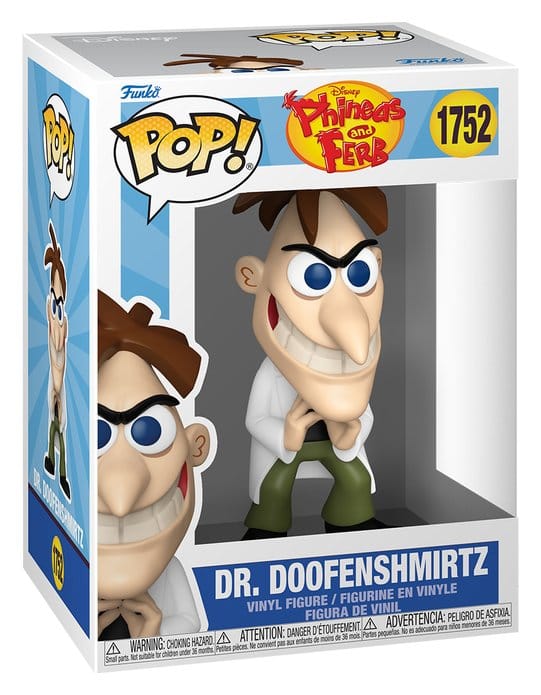 Funko Phineas and Ferb Dr. Doofenshmirtz POP! Disney Vinyl Figur