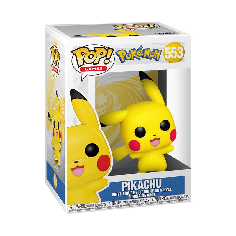 Funko Pokémon Pikachu Waving POP! Games Vinyl Figur