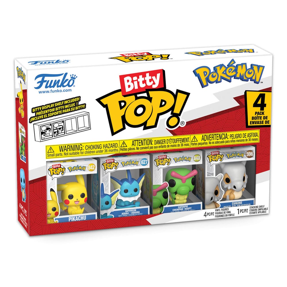 Funko Pokémon 4er-Pack Series 1 Bitty POP! Vinyl Figuren
