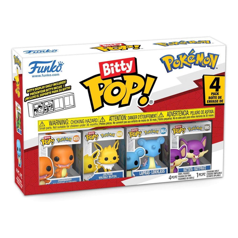 Funko Pokémon 4er-Pack Series 2 Bitty POP! Vinyl Figuren