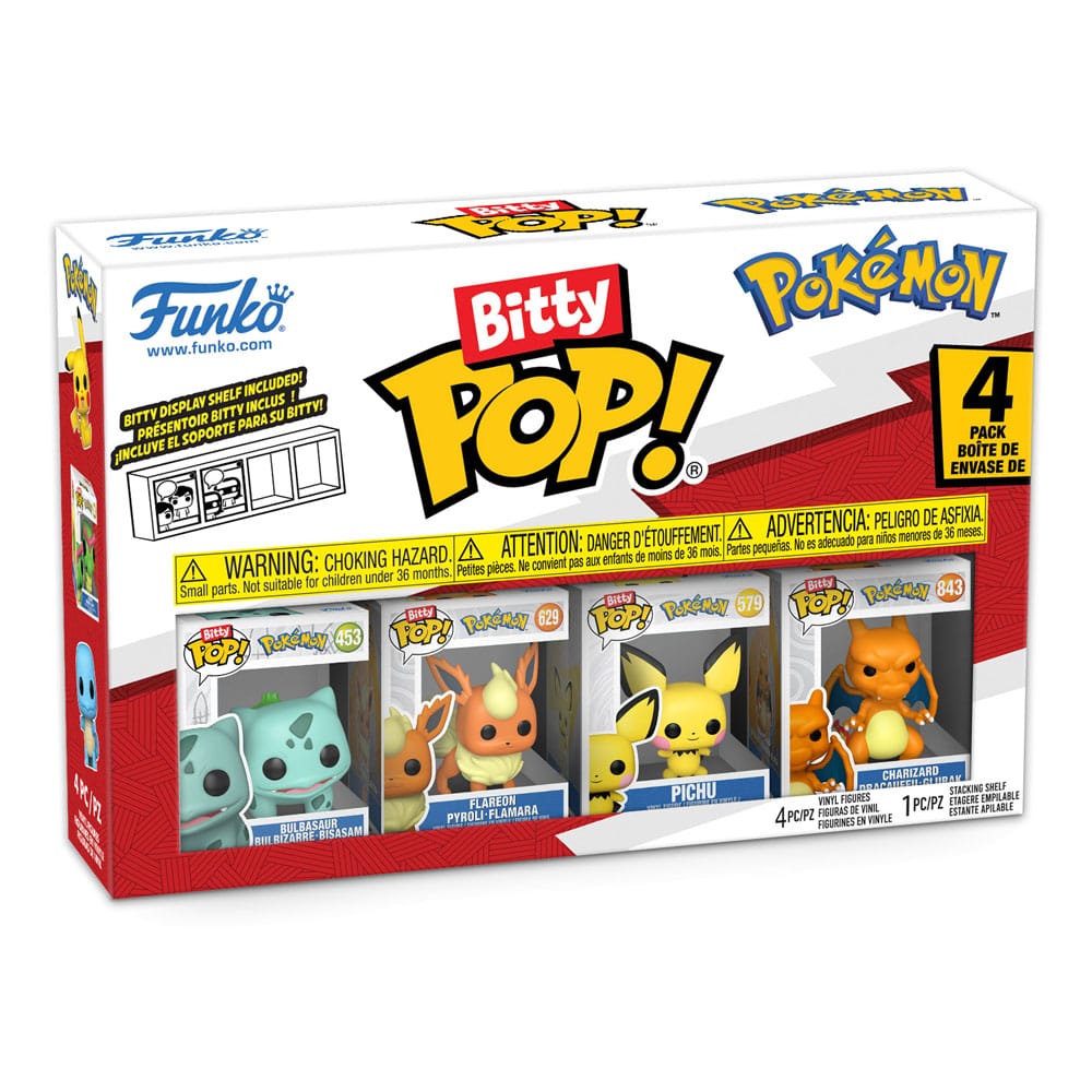Funko Pokémon 4er-Pack Series 3 Bitty POP! Vinyl Figuren