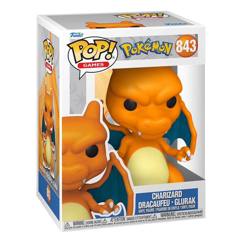 Funko Pokémon Charizard (EMEA) POP! Games Vinyl Figur