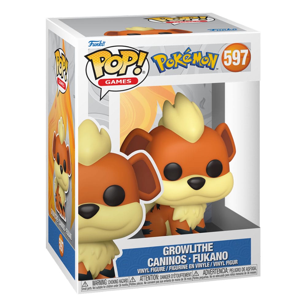 Funko Pokémon Growlithe (EMEA) POP! Games Vinyl Figur