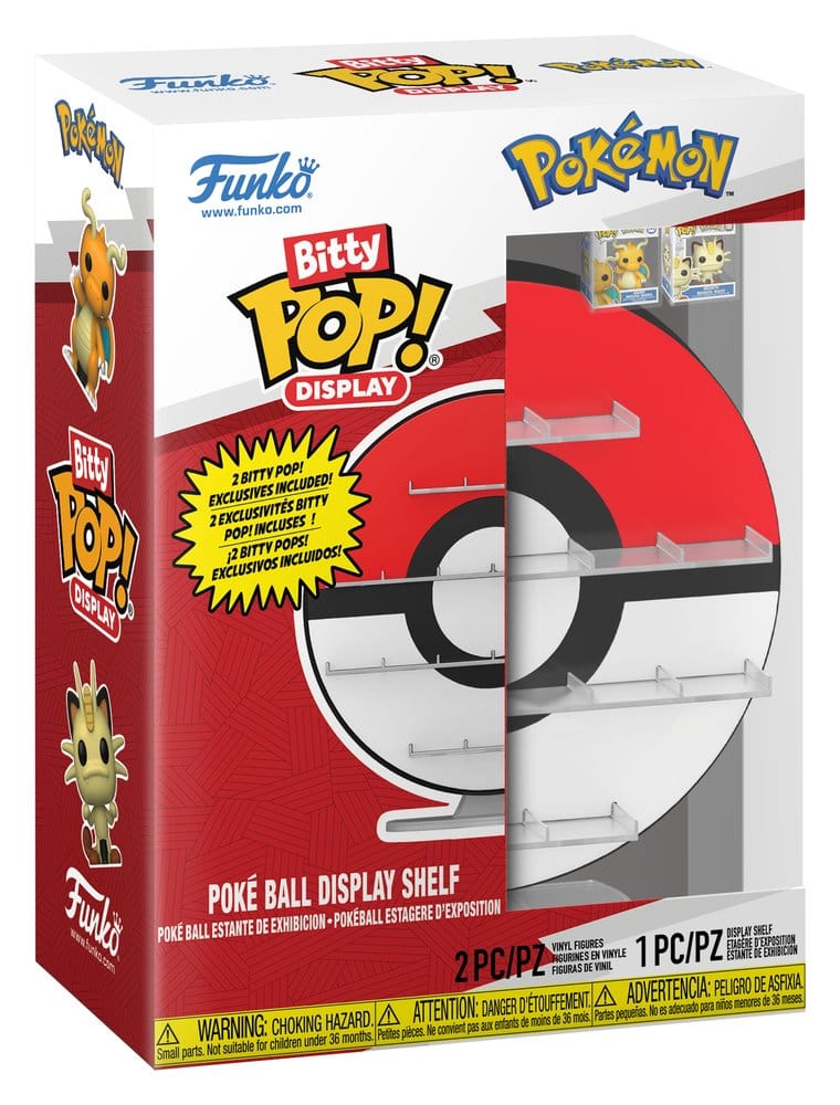 Funko Pokémon Poké Ball Bitty POP! Display Vinyl Figuren