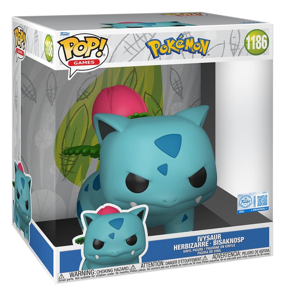 Funko Pokémon Super Sized Bisaknosp Jumbo POP! Vinyl Figur