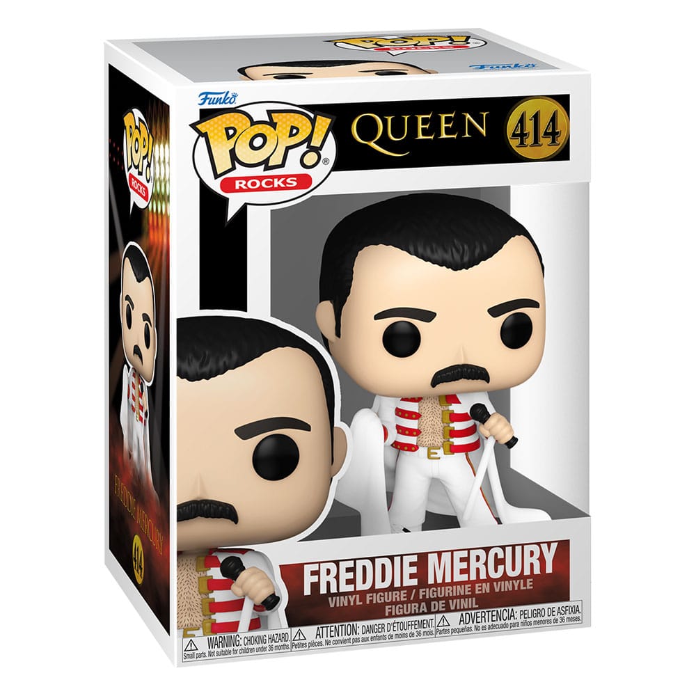 Funko Queen Freddie Mercury with Cape POP! Rocks Vinyl Figur
