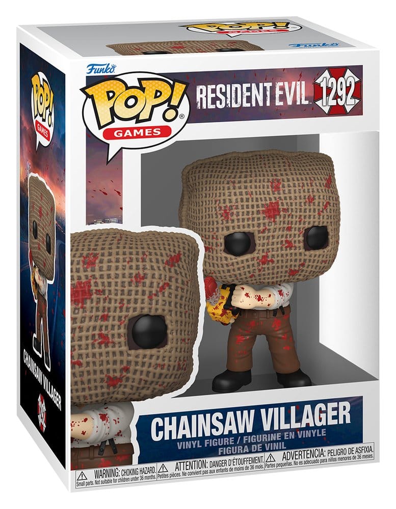 Funko Resident Evil Chainsaw Villager POP! Games Vinyl Figur