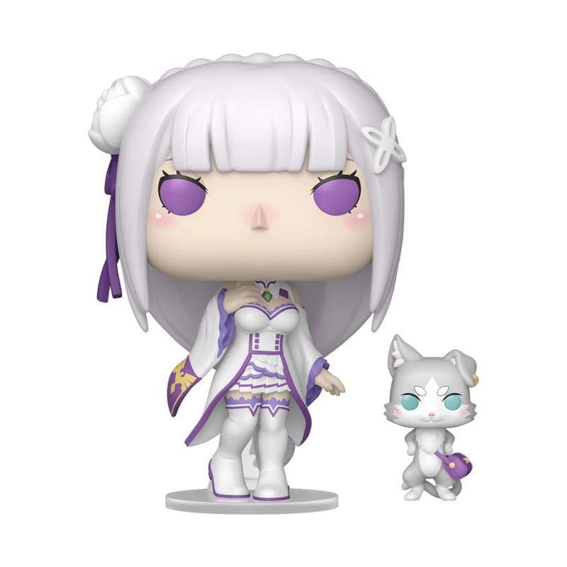 Funko ReZero POP!&Buddy Animation Emilia w/Puck Vinyl Figuren