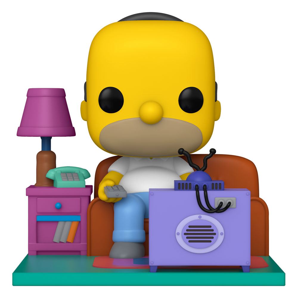 Funko Simpsons Homer Watching TV POP! Deluxe Vinyl Figur