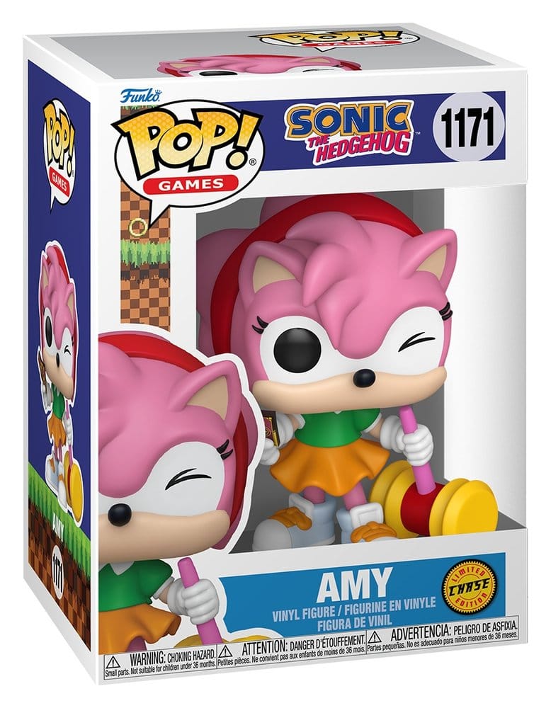 Funko Sonic - The Hedgehog Amy Rose with Piko Hammer with Chase Sortiment (6) POP! Games Vinyl Figuren