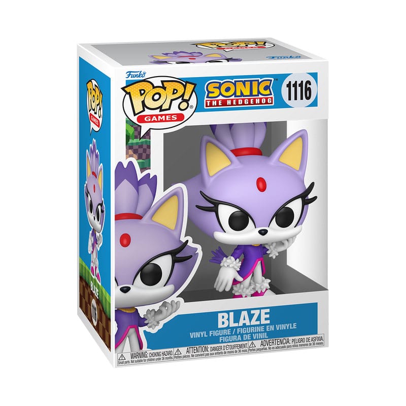 Funko Sonic the Hedgehog Blaze the Cat POP! Games Vinyl Figur