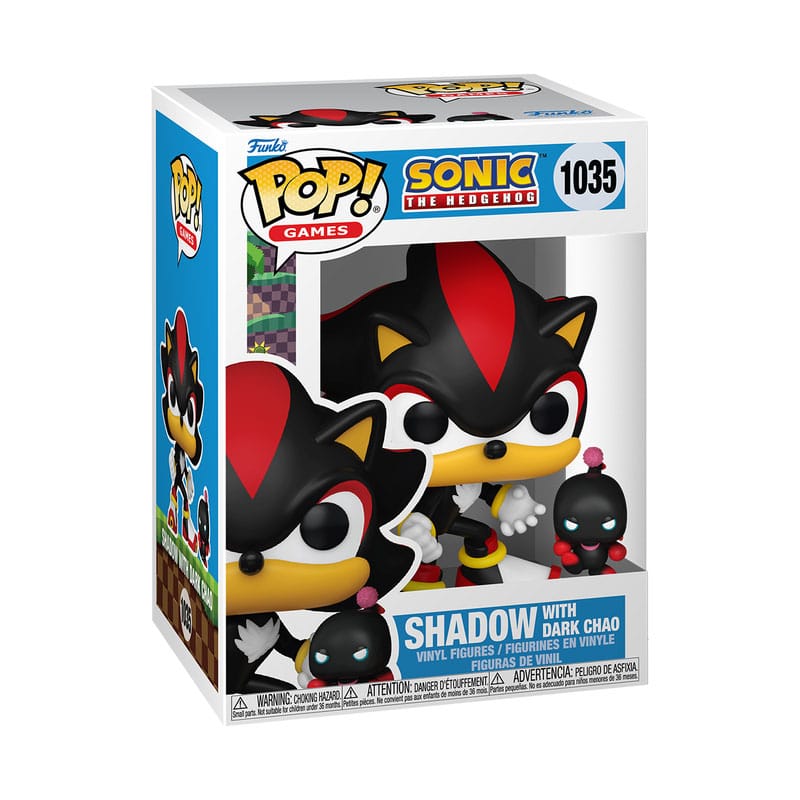 Funko Sonic The Hedgehog Shadow w/DChao POP & Buddy! Vinyl Figur